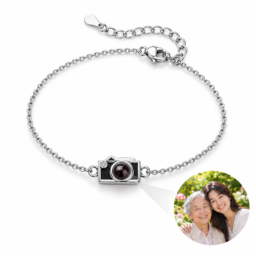 Personalized Camera Photo Bracelet